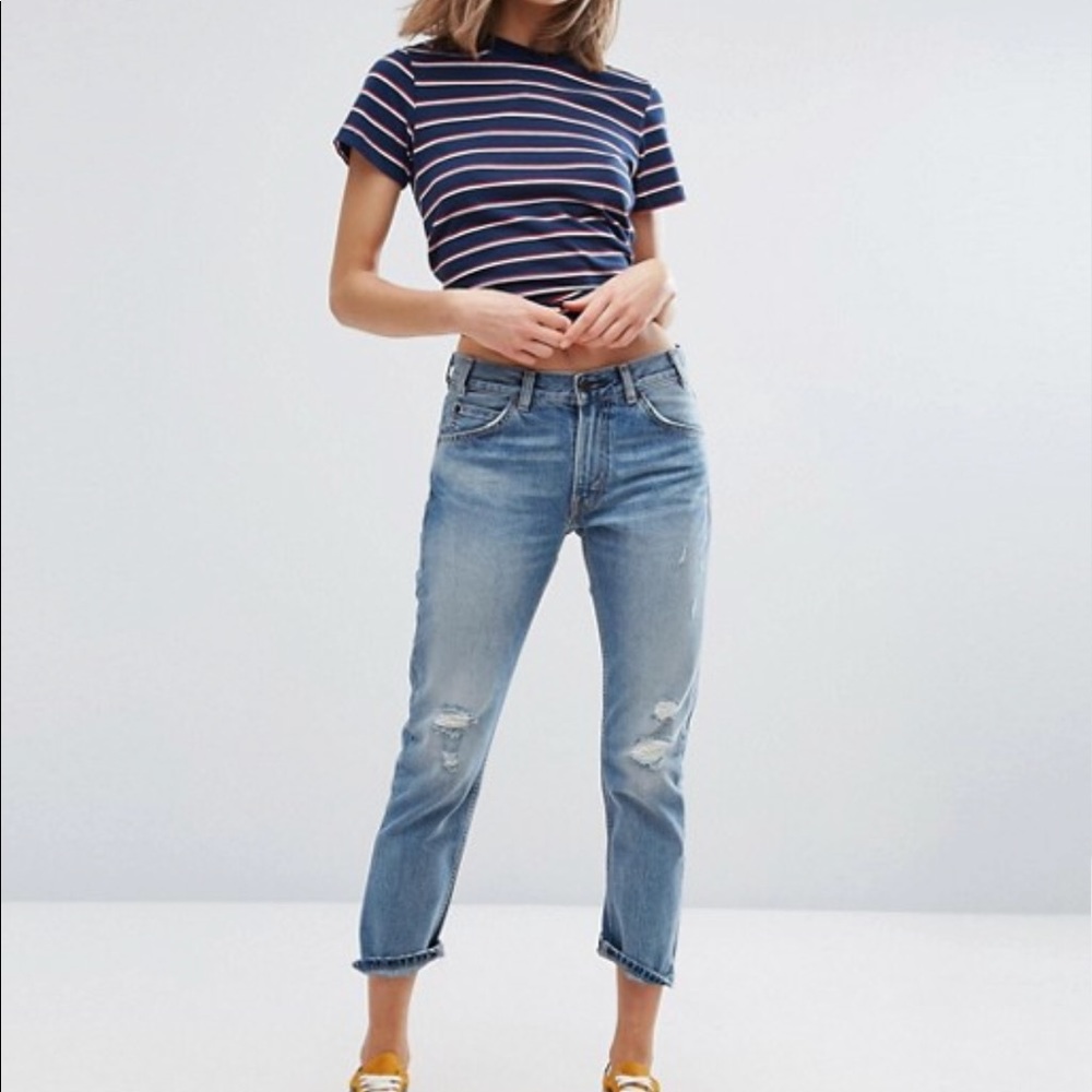 NWT Womens Levi’s 505c cropped jeans - Picture 3 of 8